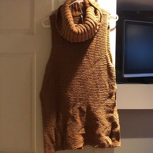 Free People Turtleneck Tank Sweater